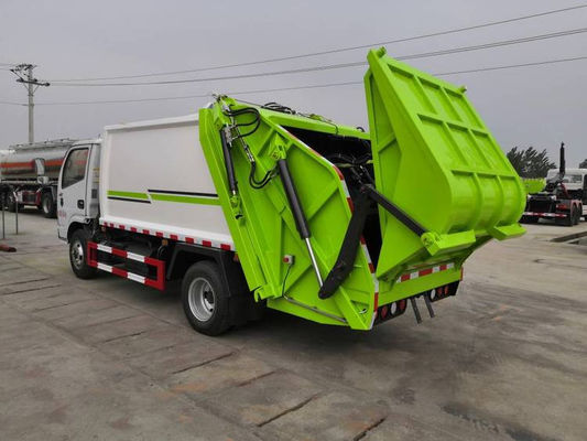 Camion diesel de décharge de déchets Compacteur à canon monté à 110 km/h