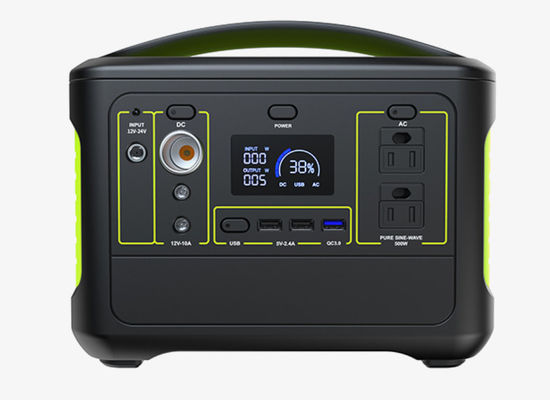 Générateur de batterie au lithium-ion solaire portable Lifepo4 de 500 W pour camping en plein air