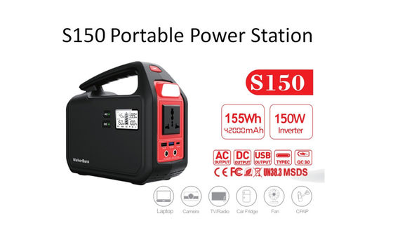 Meilleur générateur alimenté par batterie 150W alimenté par batterie lithium-ion